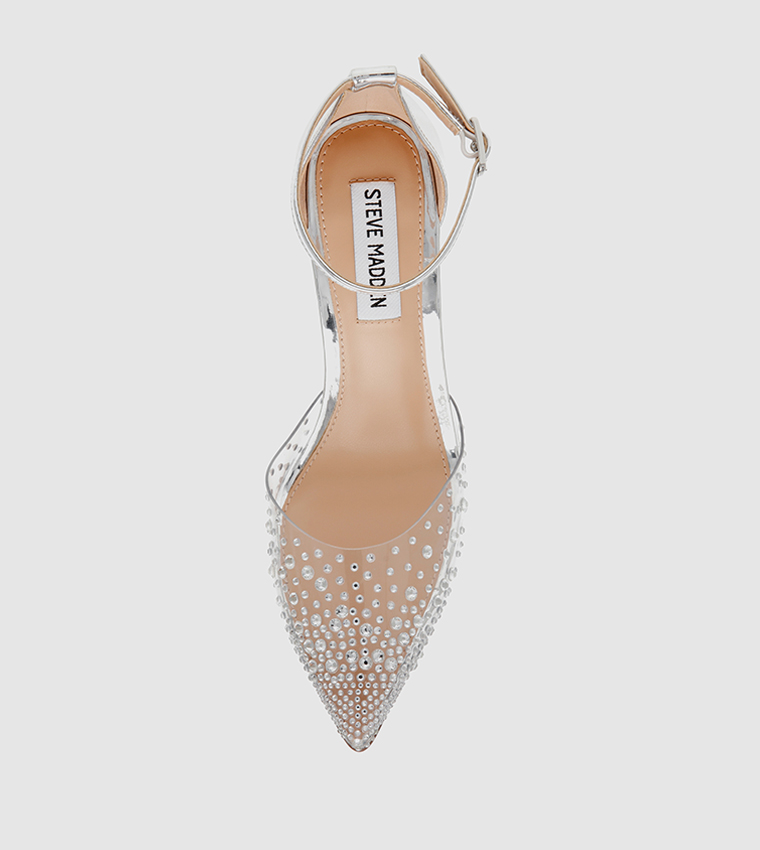 RAVAGED Embellished D'Orsay Heel Sandals