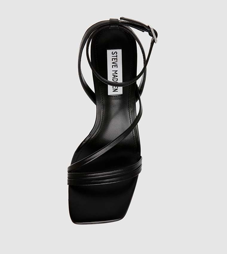 LELANI Textured Block Heel Sandals