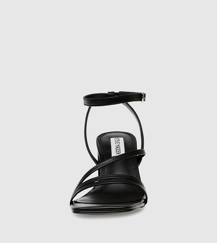 LELANI Textured Block Heel Sandals