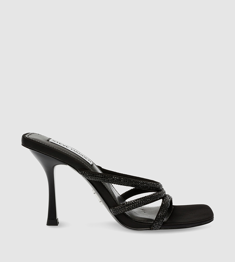 INTRICACY Embellished Open Toe Heel Sandals