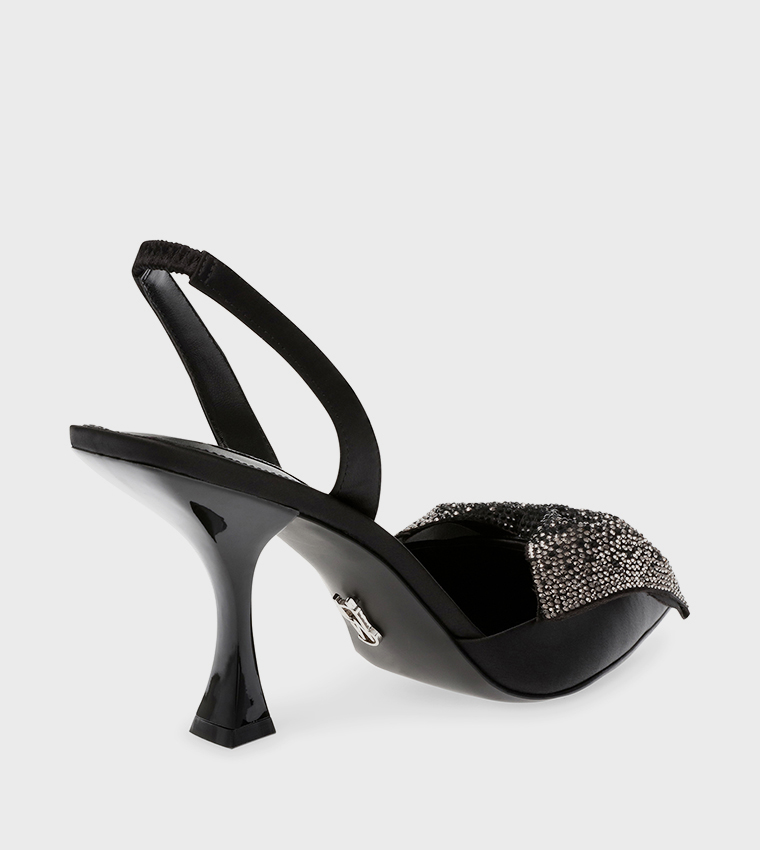 NITEOWL Embellished Slingback Pumps
