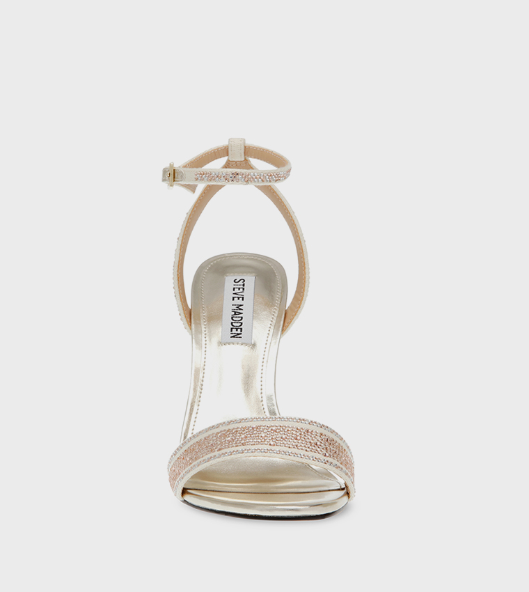 KNOCKOUT Embellished Heeled Sandals