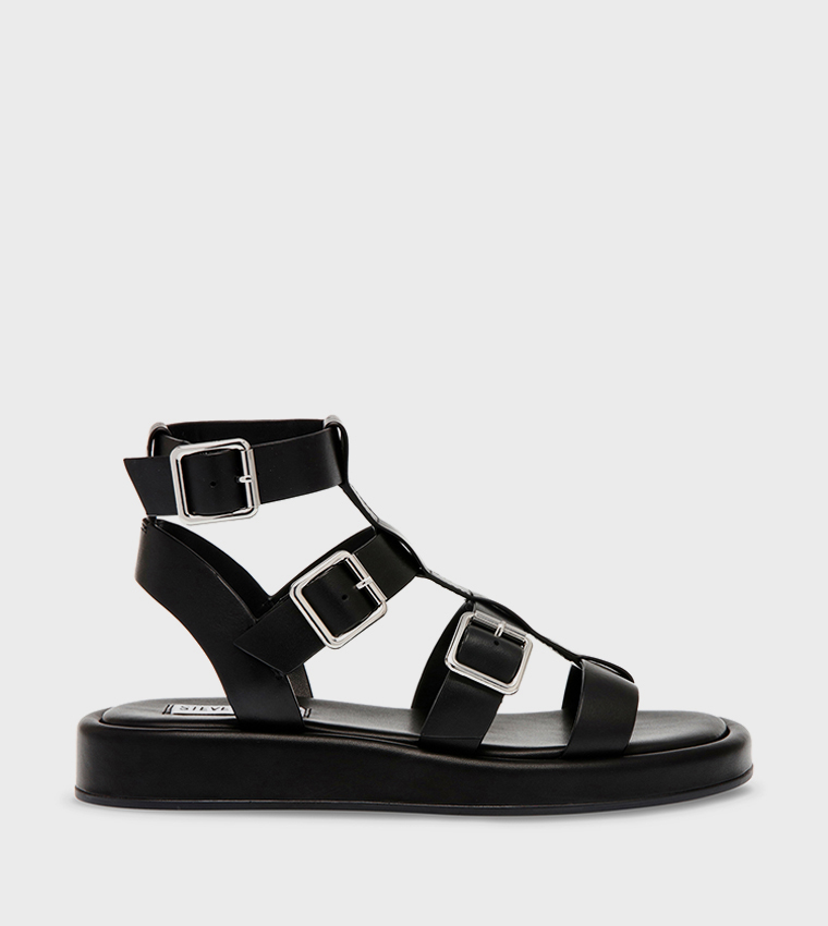 AVIATOR Buckle Detail Gladiator Sandals