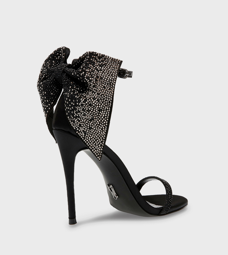 Buy Steve Madden BELLAROSA Embellished Heel Sandals In Black 6thStreet UAE