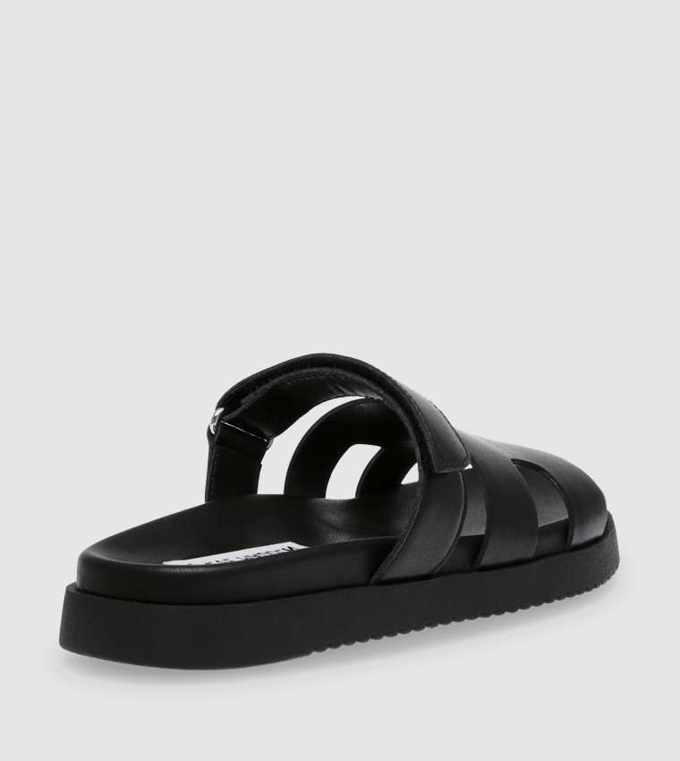 Buy Steve Madden MAYVEN CN Cut Out Flatform Sandals In Black ...