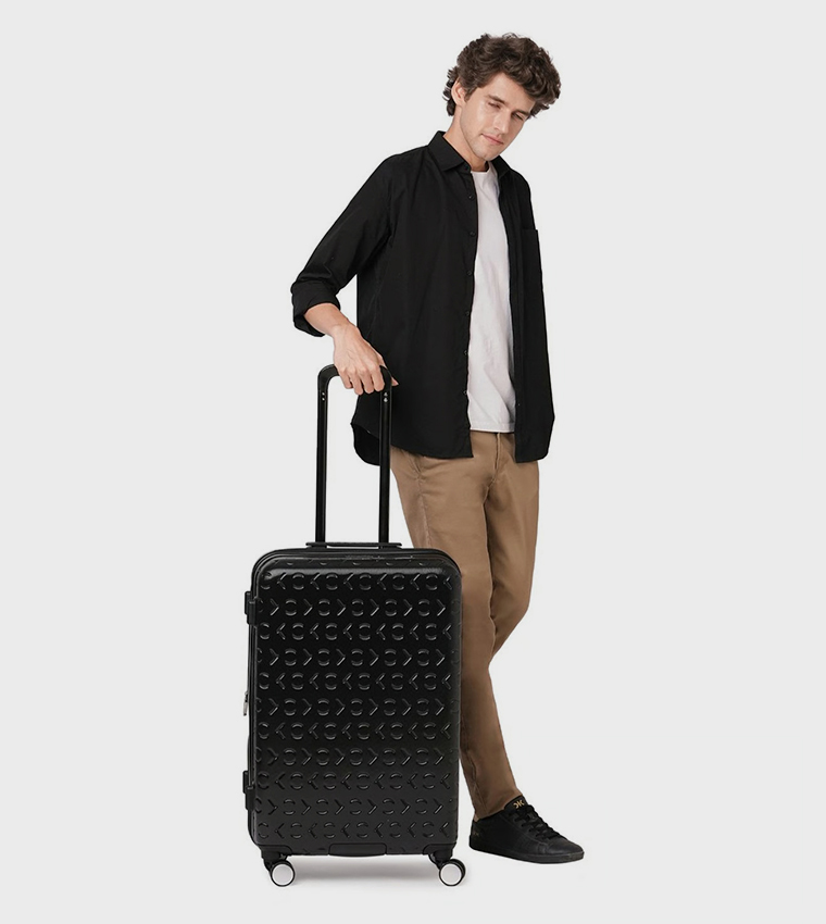 حقيبة بعجلات فلاي كنترول صغيرة صلبة، 37 سم