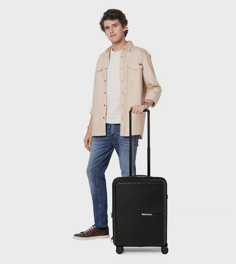 حقيبة بعجلات سيستين 2.0 صلبة صغيرة، 37 سم