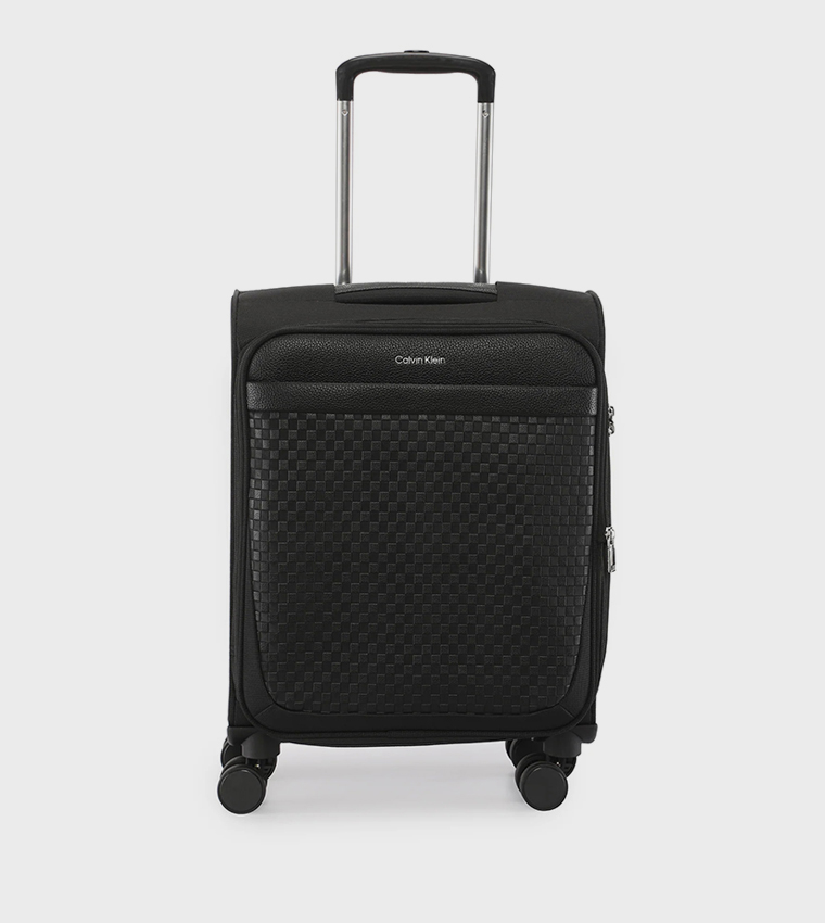 Check-In Small Textured Trolley Bag, 37cm