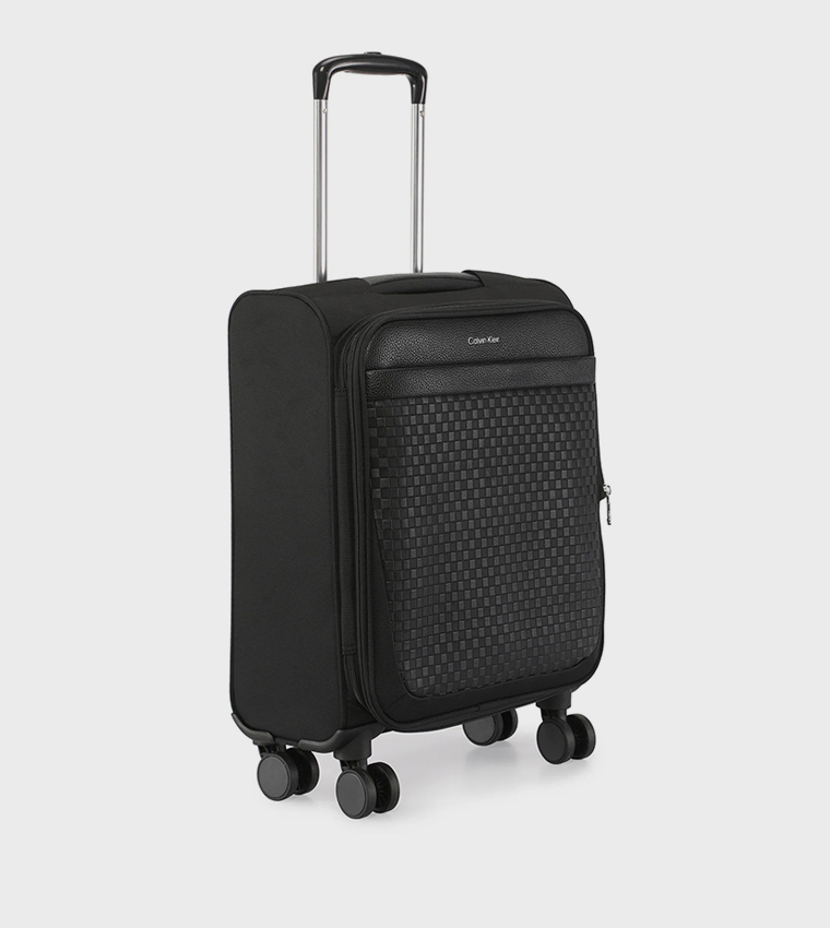 Check-In Small Textured Trolley Bag, 37cm