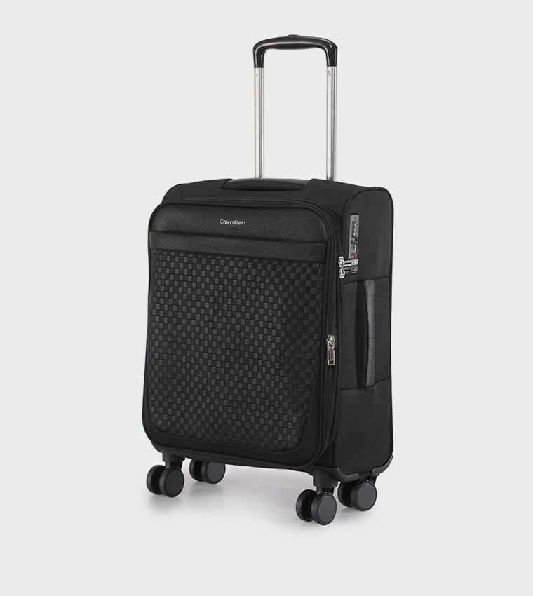 Check-In Small Textured Trolley Bag, 37cm