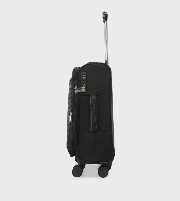 Check-In Small Textured Trolley Bag, 37cm