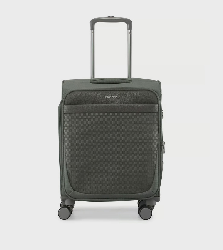 Check-In Small Textured Trolley Bag, 37cm