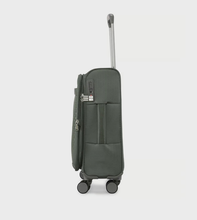 Check-In Small Textured Trolley Bag, 37cm