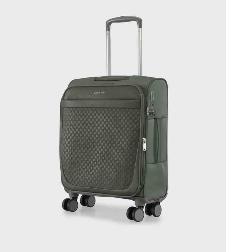 Check-In Small Textured Trolley Bag, 37cm