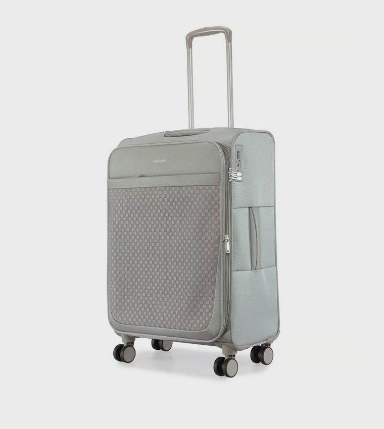 Check-In Small Textured Trolley Bag, 37cm