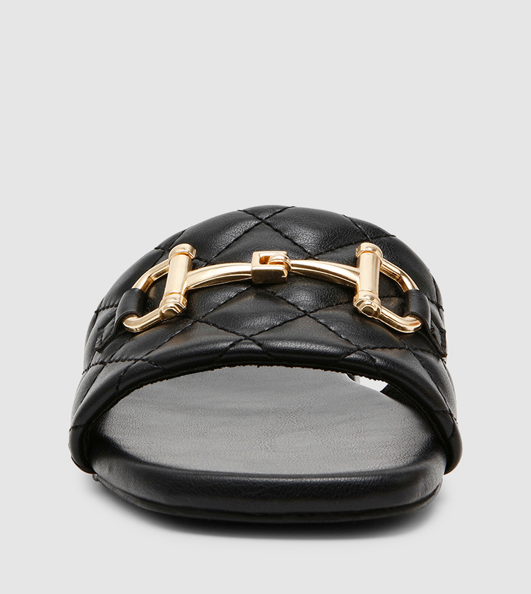 AMALFI-Q Metal Accent Flat Sandals