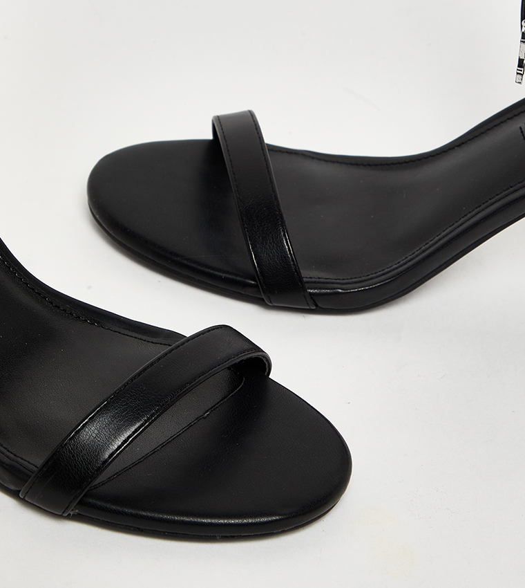 BESOS Ankle Strap Heeled Sandals