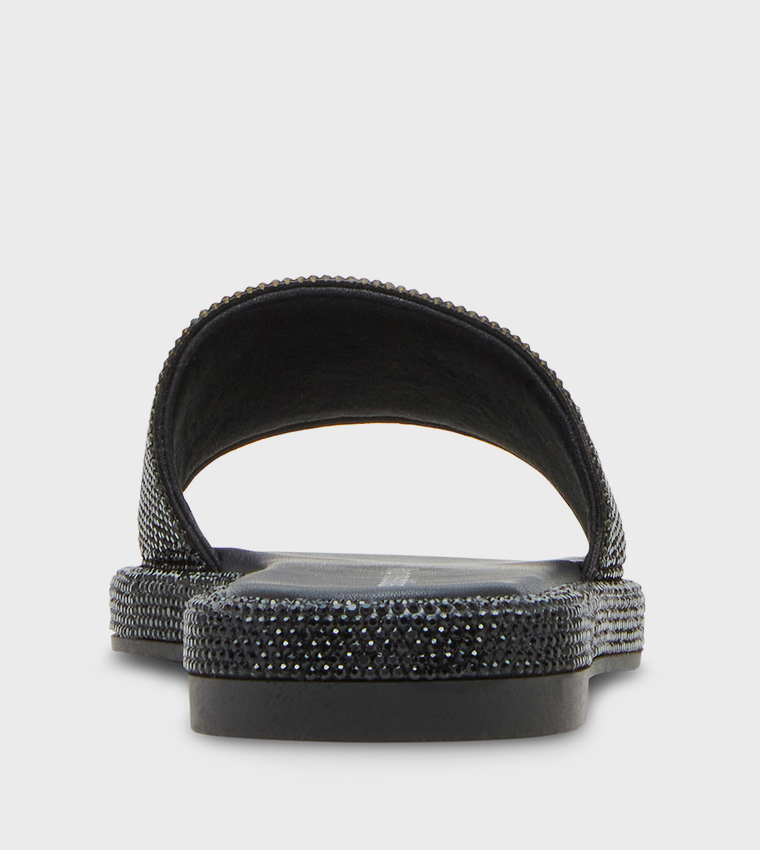 ADDIIE Embellished Open-Toe Flat Sandals