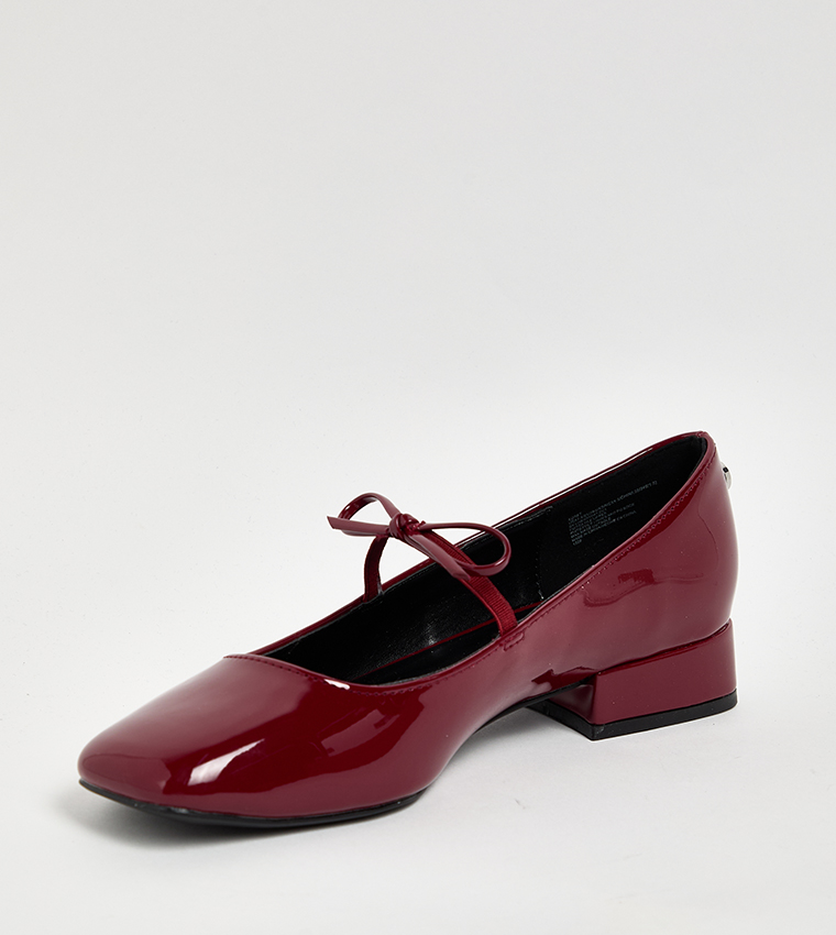 EGRET Shiny Square Toe Mary Jane Pumps