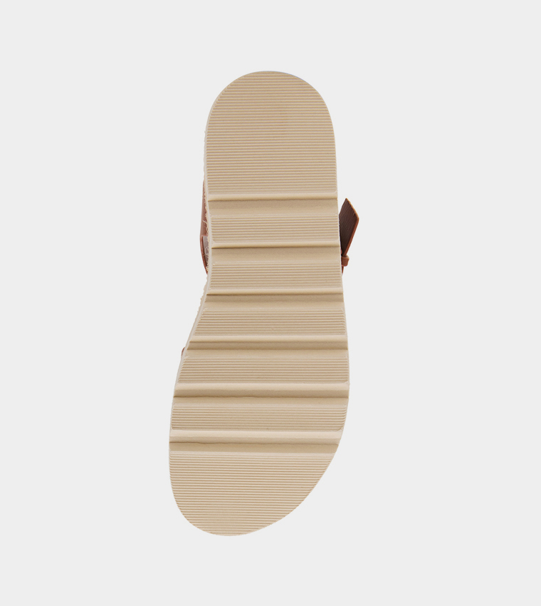 RADNER Open Toe Wedge Sandals