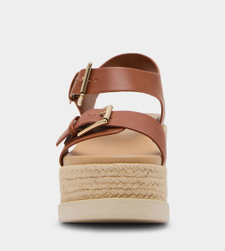 RADNER Open Toe Wedge Sandals