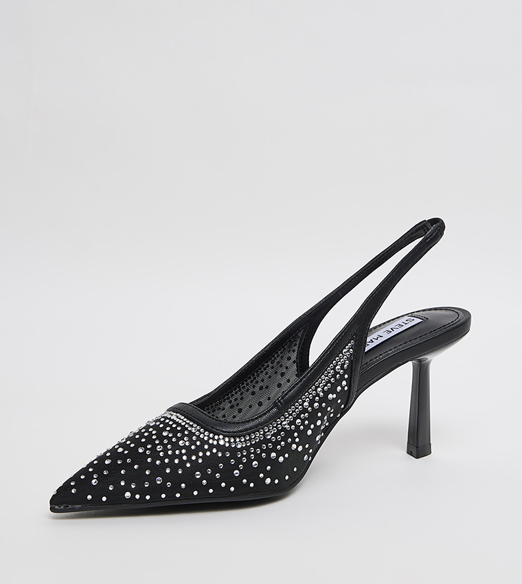 BERRY Embellished Slingback Pumps