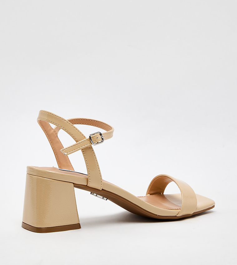 BIRDIEE Ankle Strap Block Heel Sandals