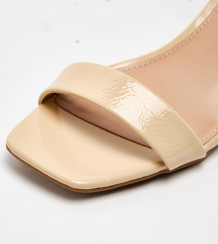 BIRDIEE Ankle Strap Block Heel Sandals