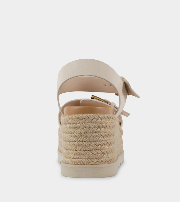 RADNER Open Toe Wedge Sandals
