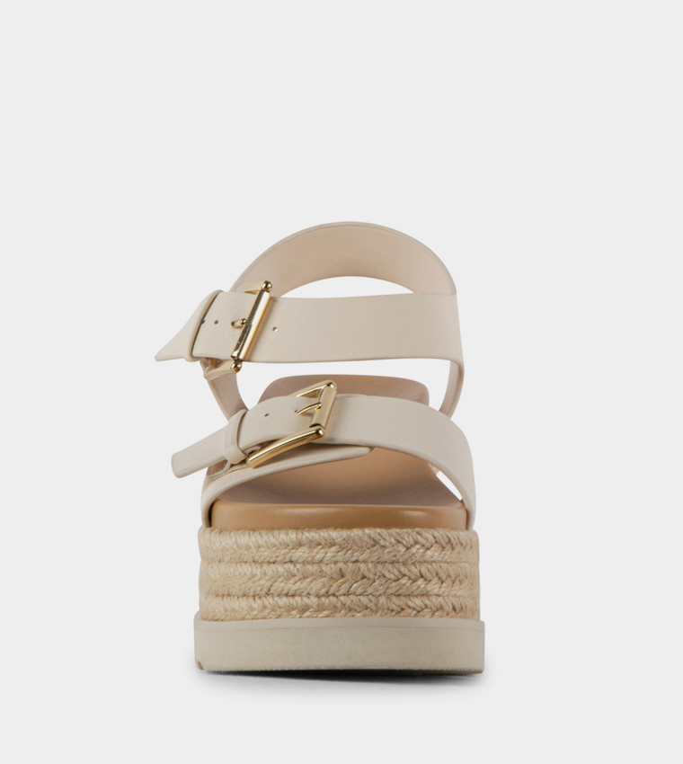 RADNER Open Toe Wedge Sandals