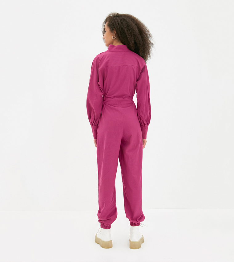 Pink hotsell Jogger Jumpsuit