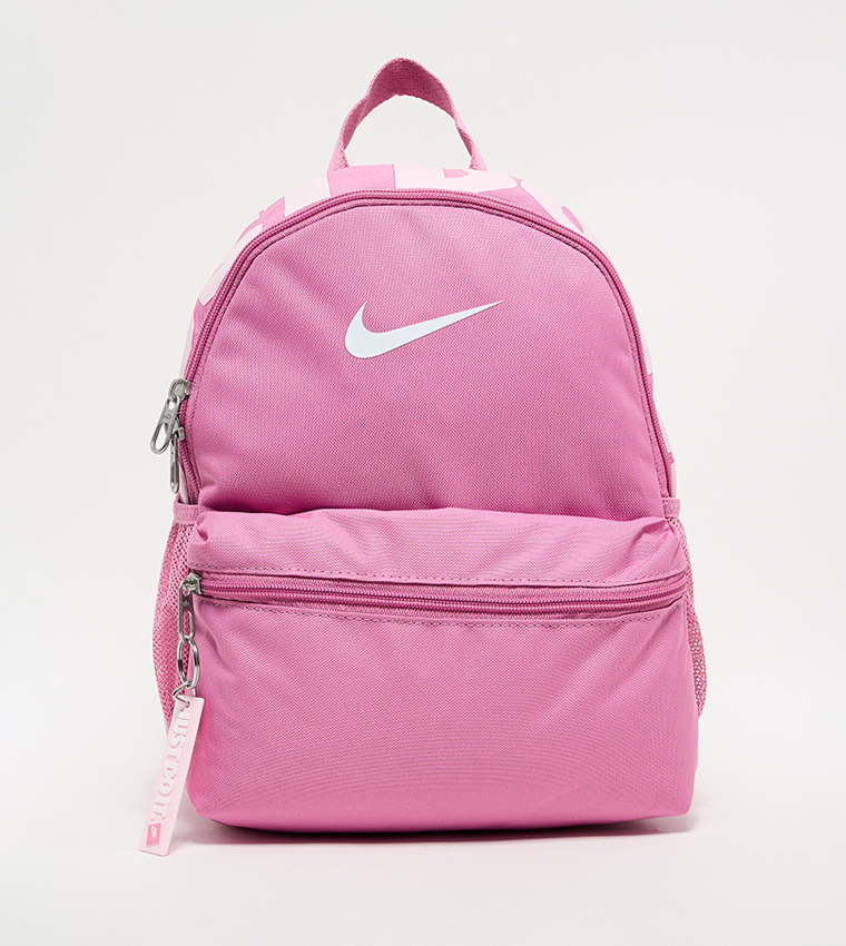 Buy Nike Brasilia JDI Logo Printed Mini Backpack In Pink