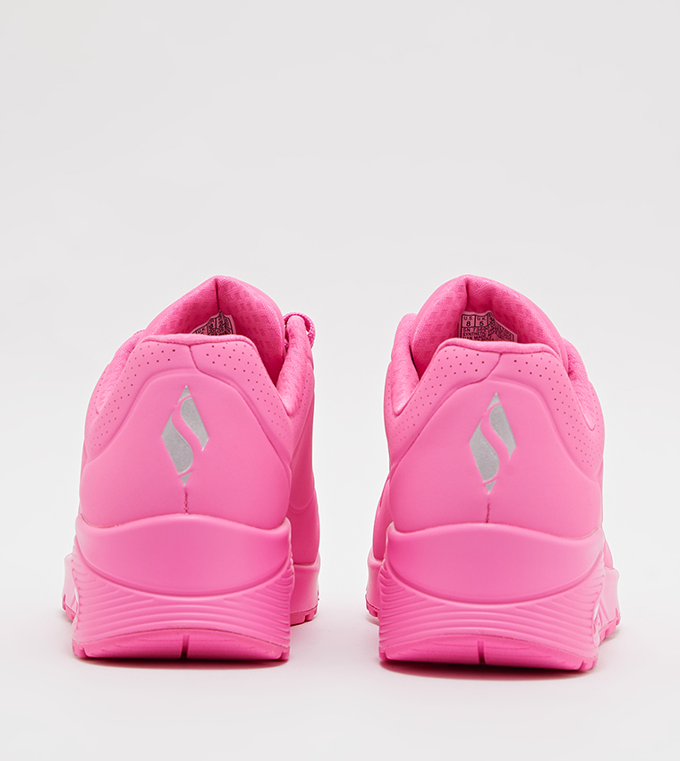 UNO Logo Detail Lace-Up Sneakers