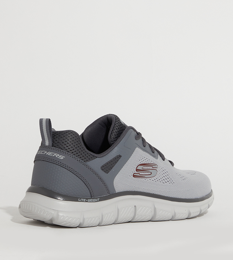 TRACK Color Block Lace Up Training Shoes