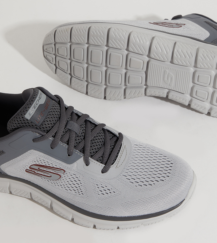 TRACK Color Block Lace Up Training Shoes