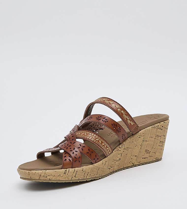 BEVERLEE - NEW RESORT Strappy Wedges