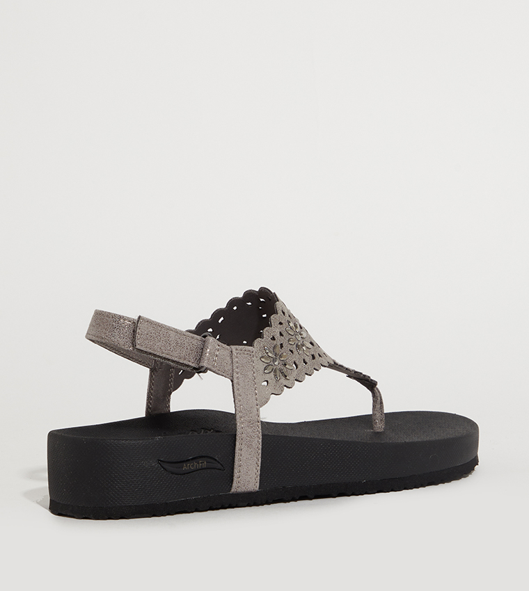ARCH FIT VINYASA Embellished Platform Sandals