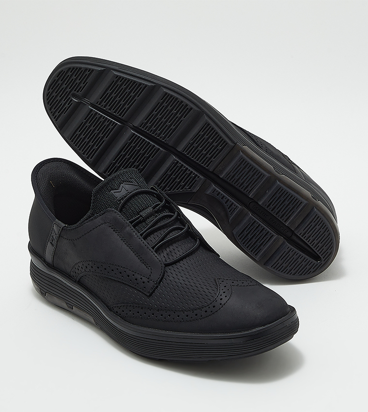 NASON Logo Detail Slip-On Shoes
