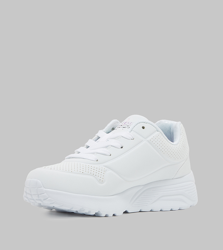 Buy Skechers UNO LITE Low Top Sneakers In White 6thStreet Bahrain