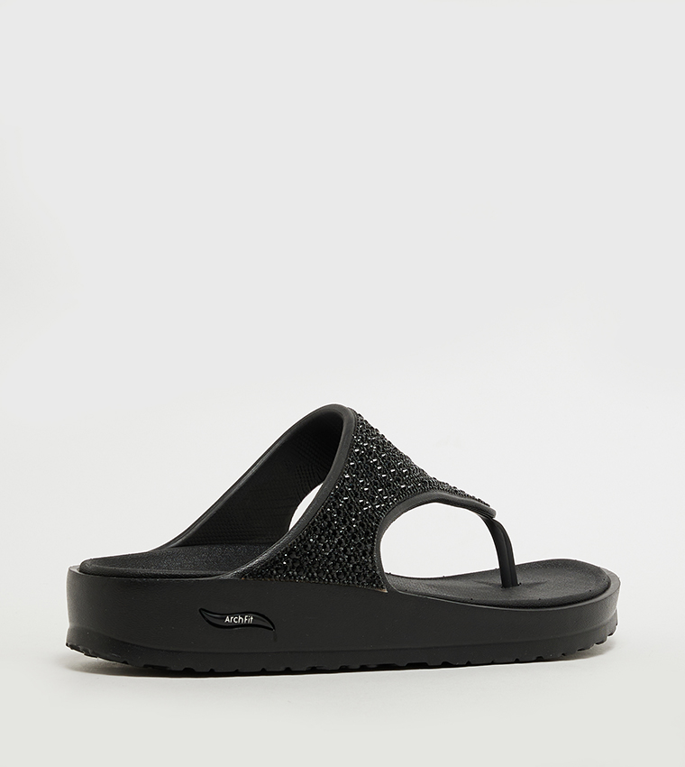 ARCH FIT CALI BREEZE Embellished Flip-Flops