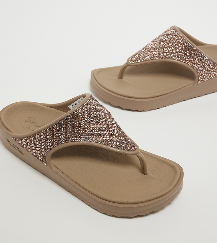 ARCH FIT CALI BREEZE Embellished Flip-Flops