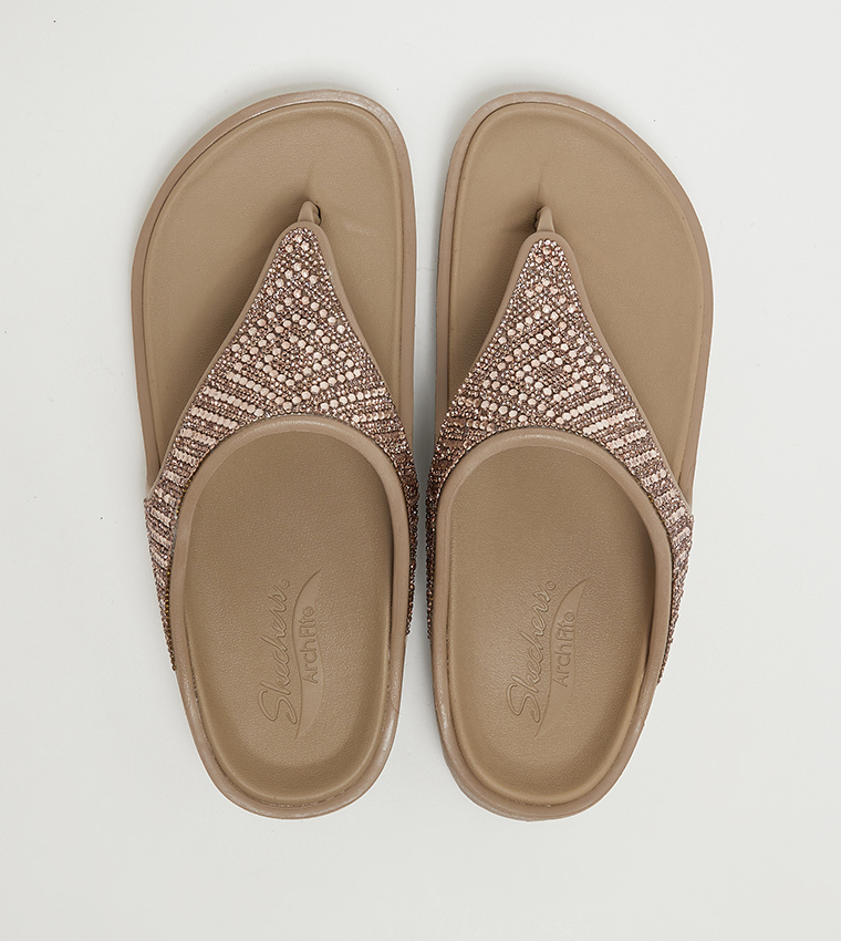 ARCH FIT CALI BREEZE Embellished Flip-Flops