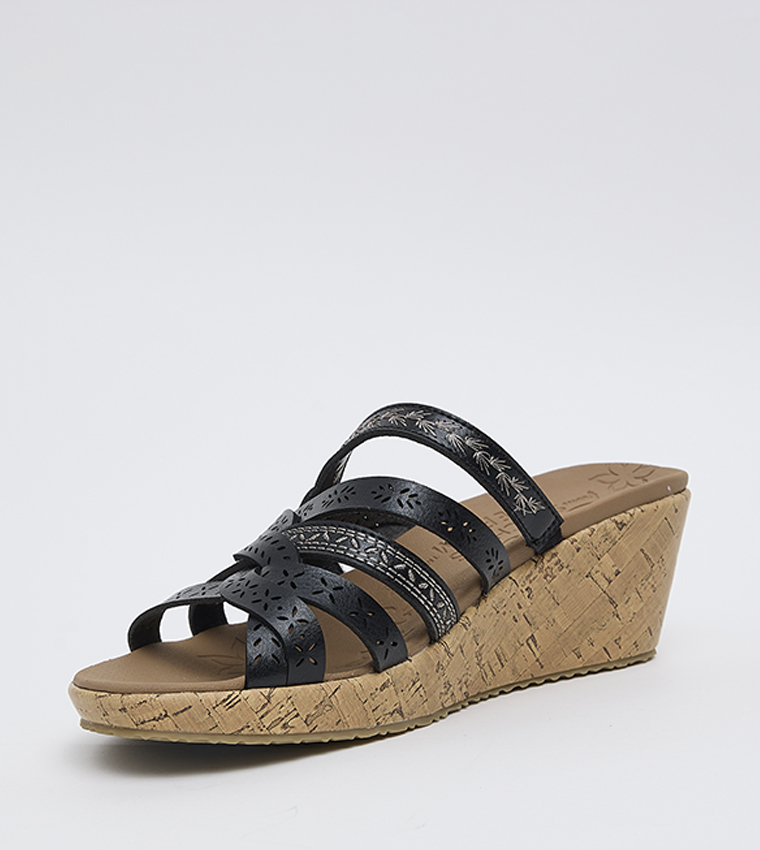 BEVERLEE - NEW RESORT Strappy Wedges
