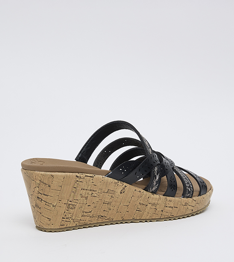 BEVERLEE - NEW RESORT Strappy Wedges