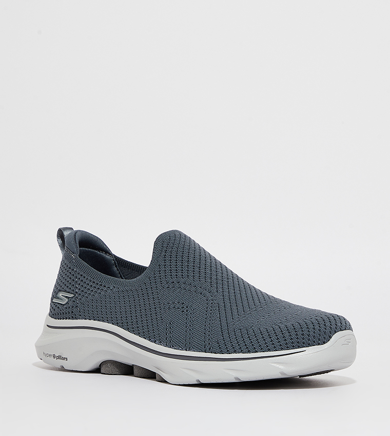 Buy Skechers GO WALK 7 Slip On Shoes In Grey