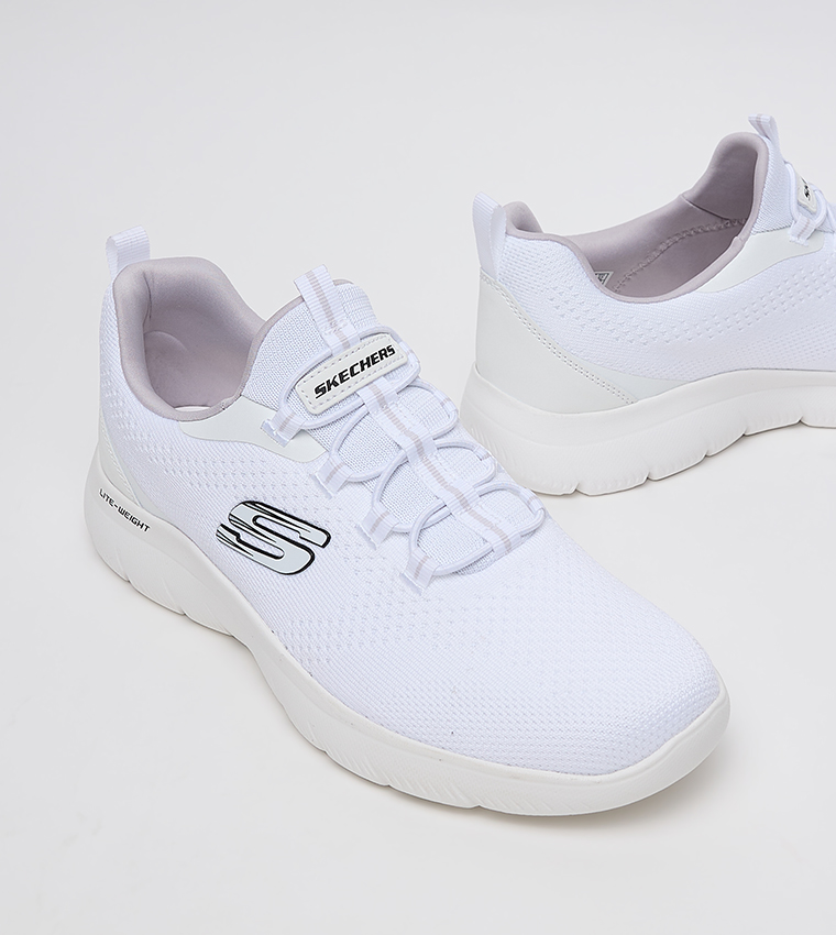 SUMMITS Logo Printed Slip-On Shoes