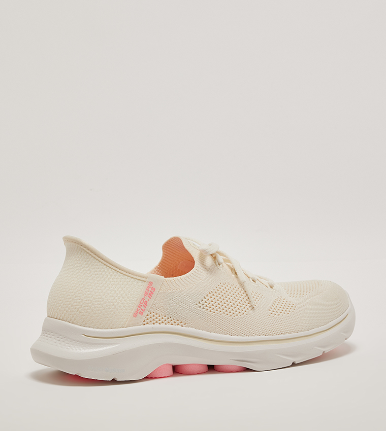GO WALK 7 Round Toe Lace-Up Shoes