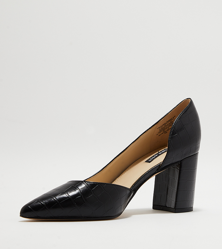 CACINA Textured D'orsay Pumps