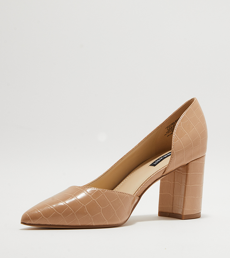 CACINA Textured D'orsay Pumps
