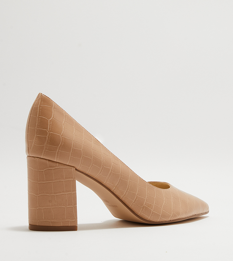 CACINA Textured D'orsay Pumps